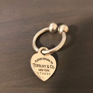 Tiffany and Co sterling silver key ring